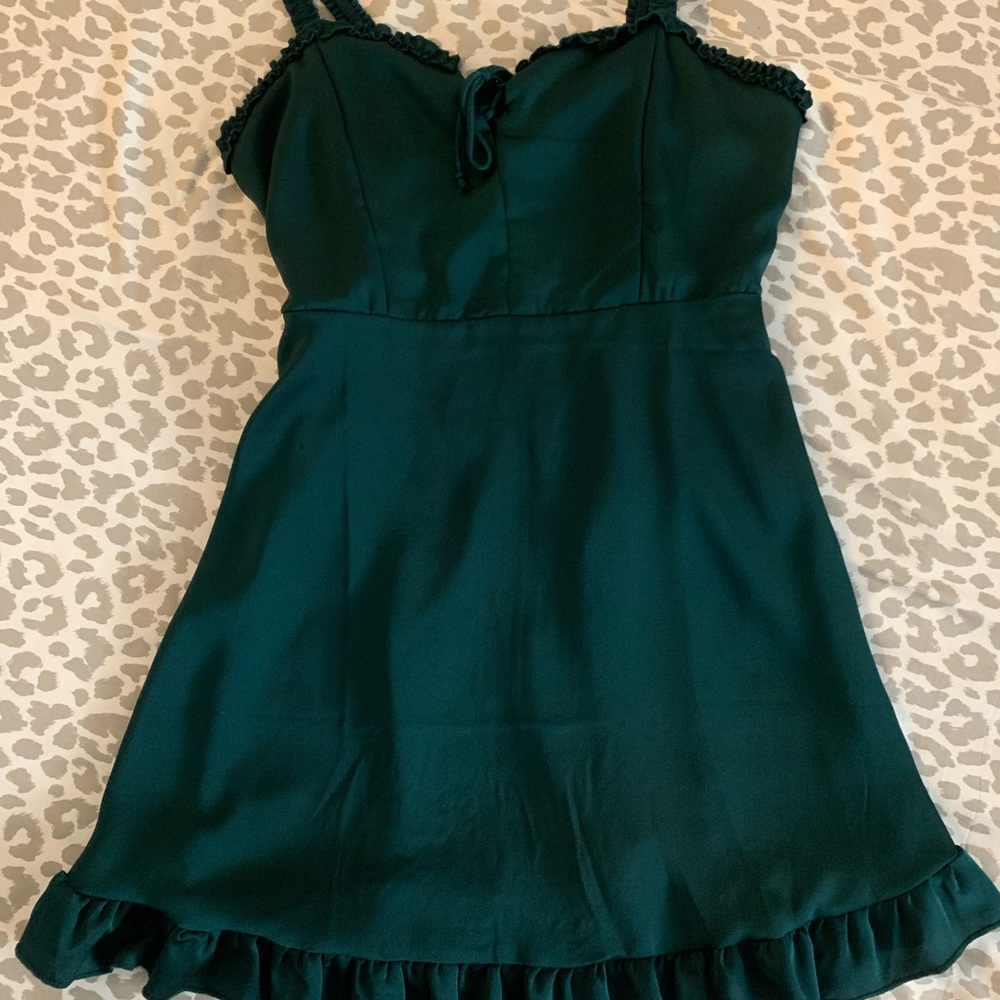 green cute dress from Lottie Moss. it’s a size small, never worn.